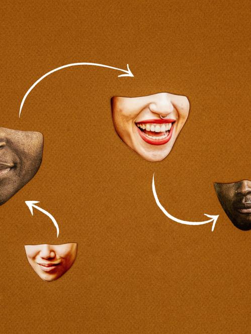 Faces collage